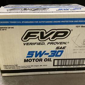 Fvp5w30-qt Fvp 5w-30 Conventional Motor Oil 12 Pack Of 1 Qt