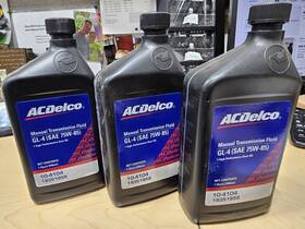 19351859 General Motors Gm/ Acdelco Manual Transmission Fluid Gl-4 Sae 75w-85 Quantity Of 3