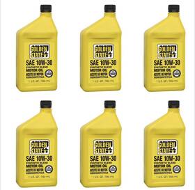 Golden State Valvoline Penzoil 731357200378 6 Quarts Synthetic Blend Sae 10w-30 Motor Oil Set X 1qt