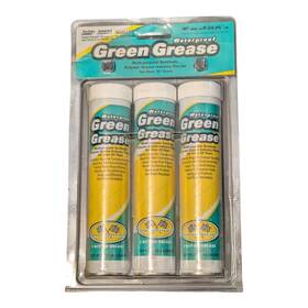 Green Grease 839639002013 3 Pack Of Oz. Synthetic Waterproof New Sealed F
