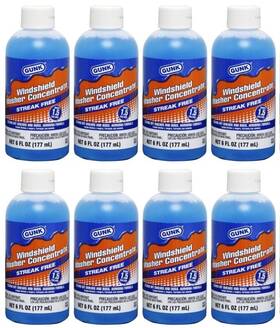 Gunk M506 Qty 8 Concentrated Windshield Washer Fluid 1.5 Gallons 6 Oz. Car Auto