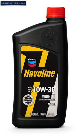 223395720 Havoline 10w-30 Motor Oil - 1 Quart Pack Of Conventional