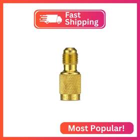 Hcad140 Hcpro Keep It Running 22-0084 Hvac Brass Adapter Reducer 5/16 Inch Sae Male To 1/4 Female Fitt Hcad140 Hcpro Keep It Running 22-0084 Hvac Brass Adapter Reducer 5/16 Inch Sae Male To 1/4 Female Fitt