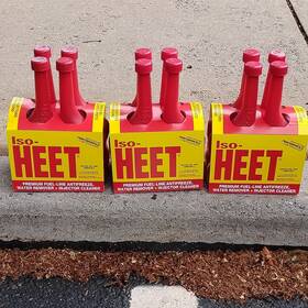 Heet 28206gc-s11 3 4 Packs Iso-heet 12 Oz Bottles Total Fuel Injector Cleaner