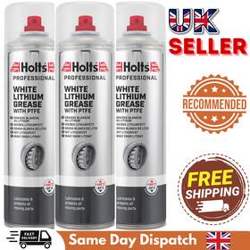 Hmtn0017a Holts 3x White Lithium Grease Spray - Heavy Duty For Moving Parts