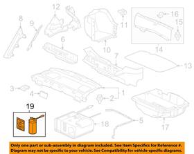 Honda Oem 42774tl7a01 14-18 Accord Rear Body Floor Jack Components-repair Kit