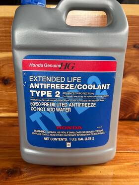 Ol999-9011 Honda 1gallon Genunine Type 2 Antifreeze Coolant