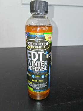 Hot Shots Secret 691959705353 Edt Plus Winter Defense 7 In 1 Anti Gel Fuel Booster 8oz