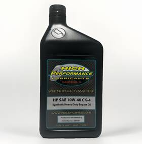 Hd10w40ck-q Hpl Hp Sae 10w-40 Ck-4 Synthetic Heavy Duty Engine Oil 1 Quart Sealed Diesel Truck Hd10w40ck-q Hpl Hp Sae 10w-40 Ck-4 Synthetic Heavy Duty Engine Oil 1 Quart Sealed Diesel Truck