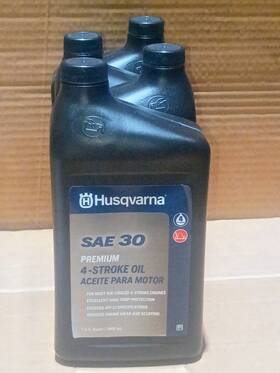 Husqvarna 593153502 4 Premium Sae 30 4-cycle Engine Oil 1 Quart Bottles Briggs Kawasaki Kohler