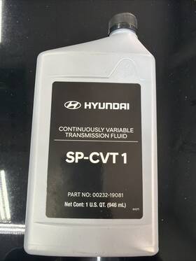 00232-19081 Hyundai New Oem Cvt Sp-cvt1 Fluid - Quart Size