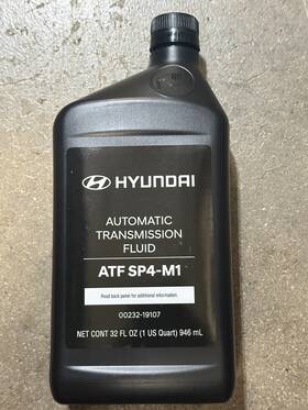 Hyundai 00232-19107 New Oem Sp4-m1 Automatic Transmission Fluid