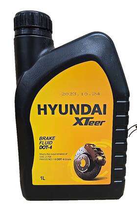 Hyundai 2010853 Genuine Xteer Dot 4 Brake Fluid 1l/ 1.06qt