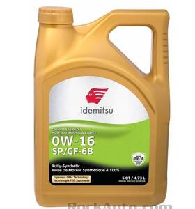 30013013953 Idemitsu Full Synthetic 0w-16 Gf-6/sp 5 Quart 30013013953 Idemitsu Full Synthetic 0w-16 Gf-6/sp 5 Quart