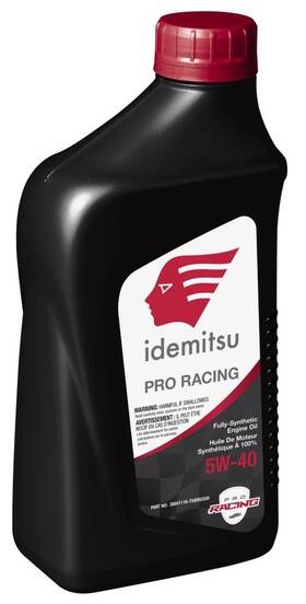 30041116-75000c020 Idemitsu 5w40 Pro Racing Synthetic Motor Oil 5 Quart Engine Qt