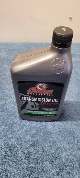 96-010 Indian 80w-90 Oem Transmission Oil Gl-5 Nos
