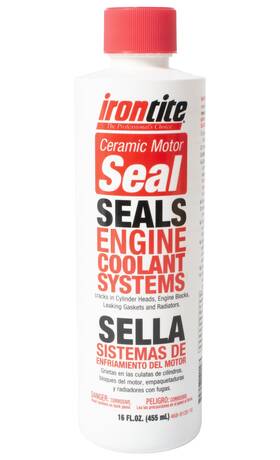 468912016 Irontite Ceramic Motor Sealant Seals Engine Coolant System 16 Fluid Oz