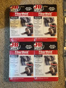 38237 Jb Weld Fiberweld Auto Cast Lot Of 4 38237 Jb Weld Fiberweld Auto Cast Lot Of 4