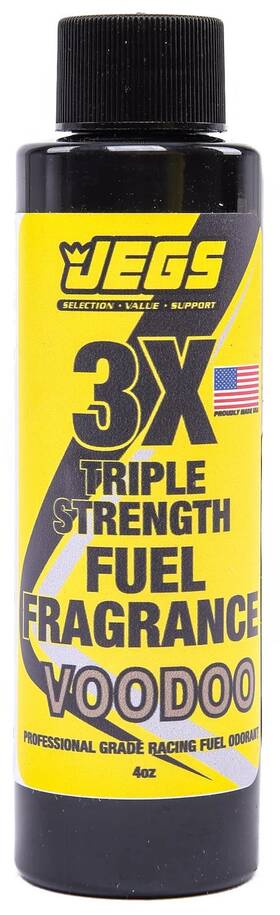 Jegs 63684 Fuel Fragrance Voodoo Scented 4 Oz. Bottle Safe For All Internal Comb