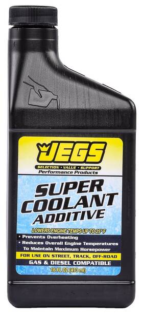 Jegs 72324 Racing Coolant Additive 16 Oz. Treats 12-20 Quarts Lower Engine Tempe