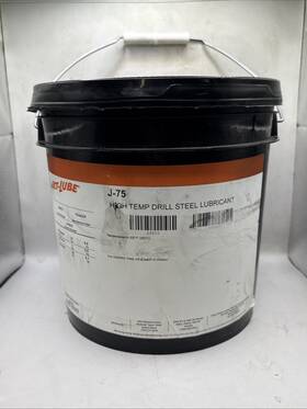 24812 Jet Lube J-75 Jetlube High Temp Drill Steel Lubricant 18lbs 2 Gallon Pail 24812 Jet Lube J-75 Jetlube High Temp Drill Steel Lubricant 18lbs 2 Gallon Pail