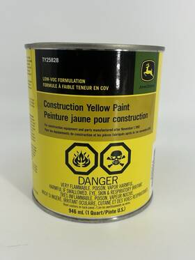 Ty25828 John Deere Low-voc Construction Yellow Paint 1 Quart -