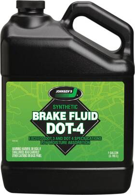 Johnsens 039101150345 5034-4pk Premium Synthetic Dot-4 Brake Fluid - 1 Gallon Pack Of 4 Johnsens 039101150345 5034-4pk Premium Synthetic Dot-4 Brake Fluid - 1 Gallon Pack Of 4