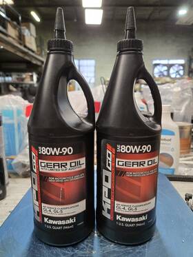 K6103g-102-01q Kawasaki Kpo Sae 80w-90 Gear Oil With Limited Slip Additive- 1 Quart Bottles- X2
