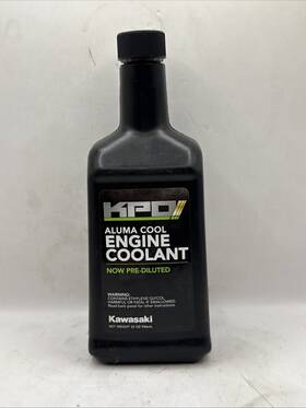 K61081-004a Kawasaki New Aluma-cool Engine Coolant Pre-diluted 1 Quart Aluma Cool Kpo