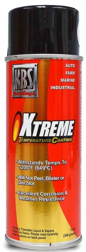 Kb65125 Kbs Coatings Xtc Xtreme Temperature Coating 12 Oz Aerosol Can Charcoal Metallic