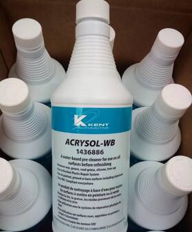 1436886 Kent Automotive Case Of 11 Acrysol-wb Water Base Pre-cleaner 32oz