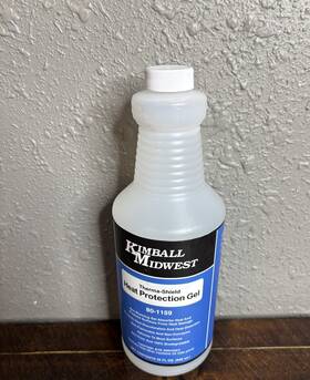 80-1159 Kimball Midwest Therma-shield Heat Protection Gel 32oz Non-toxic Biodegradable