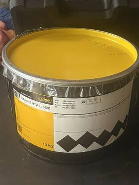 Kluber 1002080140 Barrierta L 55/0 10kg High Temp Grease