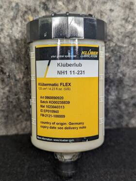 11-231 Kluber New Lubrication Kl Berlub Nh1 Bermatic Flex 4.23 Fl Oz