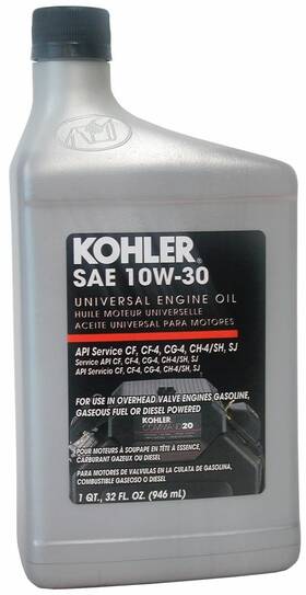 25-357-06-s Kohler 087206464102 Lawn And Garden Equipment Engine Oil Sae 10w-30 1 Quart Inch
