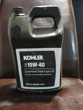 115340 Kohler 15w-40 Conventional Diesel Engine Oil One Litter 115340 Kohler 15w-40 Conventional Diesel Engine Oil One Litter