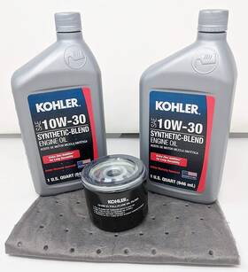 1205001-s Kohler 756635188537 Oil Change Kit 2 Sae 10w30 Engine And Filter 1205001-s Kohler 756635188537 Oil Change Kit 2 Sae 10w30 Engine And Filter