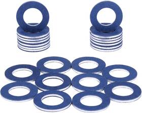 Kp12031t24p01 Korop Auto Parts 90430-12031 24pcs Aluminum Oil Drain Plug Gaskets Fits For Toyota Blue