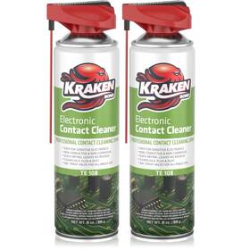 Te-108 Kraken Bond 810108223726 Electronic Contact Cleaner Spray 11 Oz 2 Pack