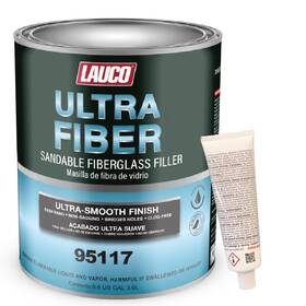 Lauco 608028951177 Ultra Fiber Sandable Fiberglass Filler Bridges Holes Water 3 Liters
