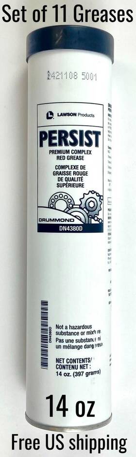 Dn4380d Lawson Premium Complex Red Grease 14 Oz Set Of 11 Dn4380d Lawson Premium Complex Red Grease 14 Oz Set Of 11