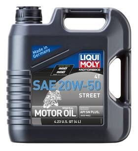 20064 Liqui Moly Motorbike 4t 20w-50 Street 4 Liter