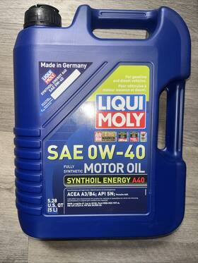 2050p Liqui Moly Motor Oil 0w40