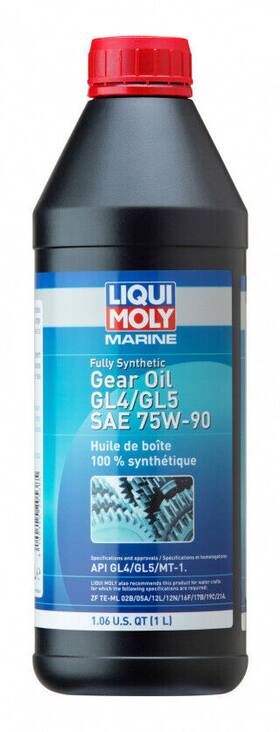 20538 Liqui Moly Gear Oil Marine High Performance 1 Liter Bottle Sae 75w-90