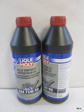 5007.5037 Liqui Moly 2 Pack Genuine 1l Fully Synthetic Gear Oil Sae 75w-90 Extreme Loads 5007.5037 Liqui Moly 2 Pack Genuine 1l Fully Synthetic Gear Oil Sae 75w-90 Extreme Loads