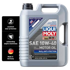 Liqui Moly 826732368993 Mos2 Antifriction Sae 10w40 5 L Part Synthetic Engine Oil Sk
