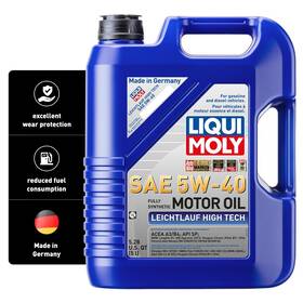 5w-40 Liqui Moly Fba Liquimoly 1098 Extend Engine Life - Leichtlauf Synthetic Motor Oil 5l