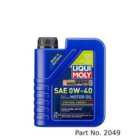Lm-2049 Liqui Moly Motor Oil Synthoil Gasoline Energy A40 Sae 0w-40 1lt/1.06qt