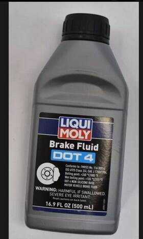 Lm20154 Liqui Moly Dot 4 Brake Fluid 16.9 Fl Oz 500ml Bottle Genuine Oem