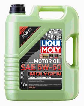 Lm20310 Liqui Moly 5l Molygen New Generation Sae 5w-50 Mfc Synthetic Engine Oil -lm20310